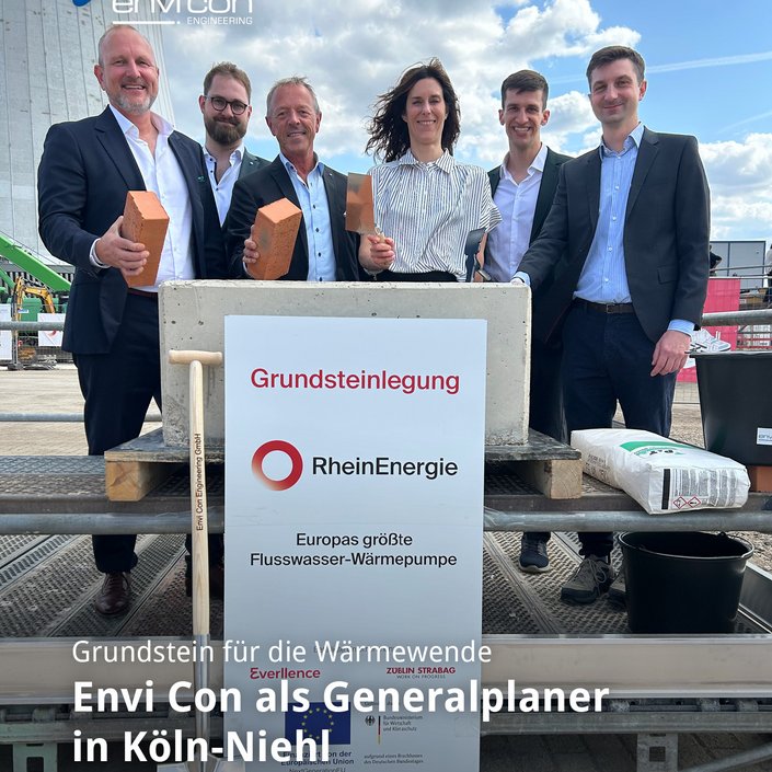 Grundstein gelegt für ein echtes Großprojekt in Köln. 🌊

Am RheinEnergie-Standort in Köln-Niehl entsteht Europas größte...